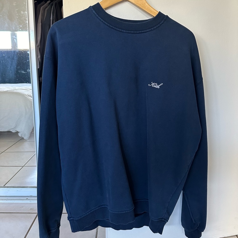 Kith Medium Navy Blue Sweater